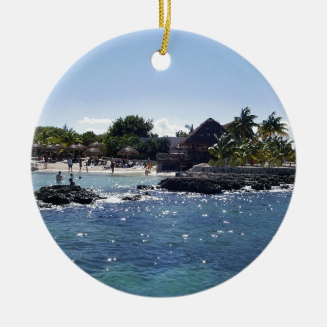 Ornamento De Cerâmica Cozumel, México (Frente)