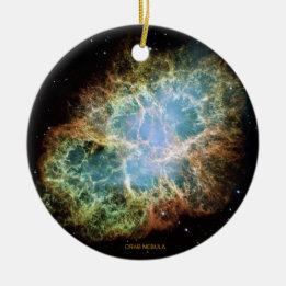 Ornamento De Cerâmica Crab Nebula