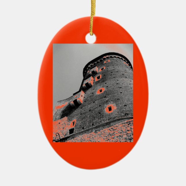 Ornamento De Cerâmica Cracóvia, Polônia (Frente)