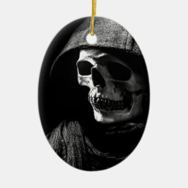 Ornamento De Cerâmica Crânio de Grim Reaper