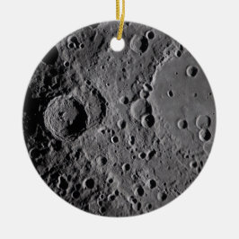 Ornamento De Cerâmica Crateras Lunares da Artemis II
