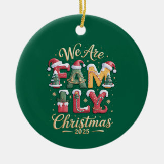 Ornamento De Cerâmica Creative & Fun Family Christmas