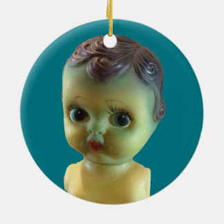 Ornamento De Cerâmica Creepy Baby Ornament