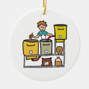 Ornamento De Cerâmica Criação de casa