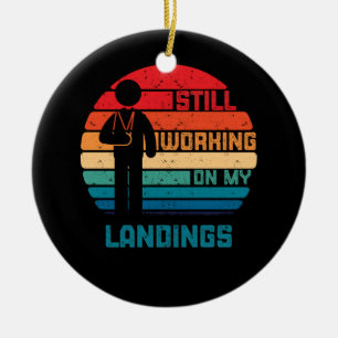 Ornamento De Cerâmica Crianças de Braços Quebrados trabalham bem em ater