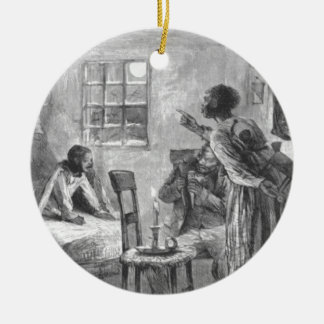 Ornamento De Cerâmica Crianças despertos na Noite de Natal