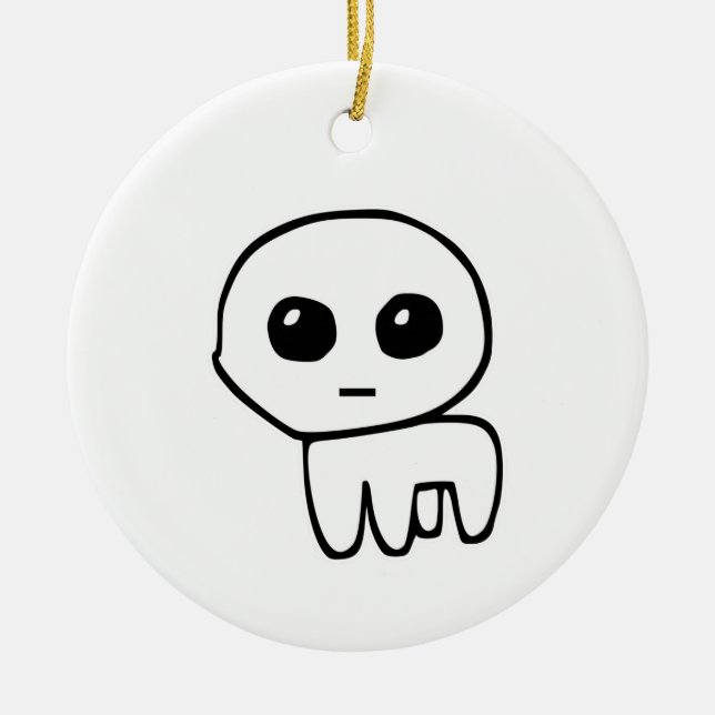 Ornamento De Cerâmica Criatura do Autismo TBH Criatura do Autismo (Frente)