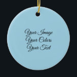 Ornamento De Cerâmica Crie seu<br><div class="desc">Crie os seus próprios favores de casamento personalizados,  embalagem de presentes,  decorações e convites a cores personalizados,  joias personalizadas e muito mais!</div>