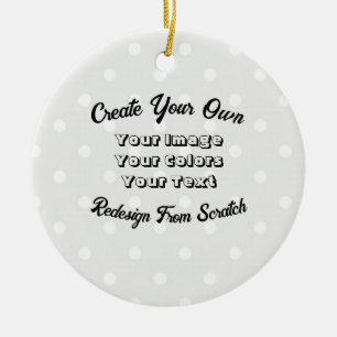 Ornamento De Cerâmica Crie seu