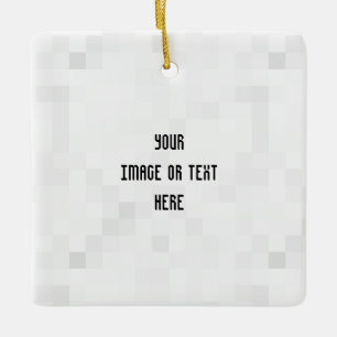 Ornamento De Cerâmica Crie seu personalizado personalizado