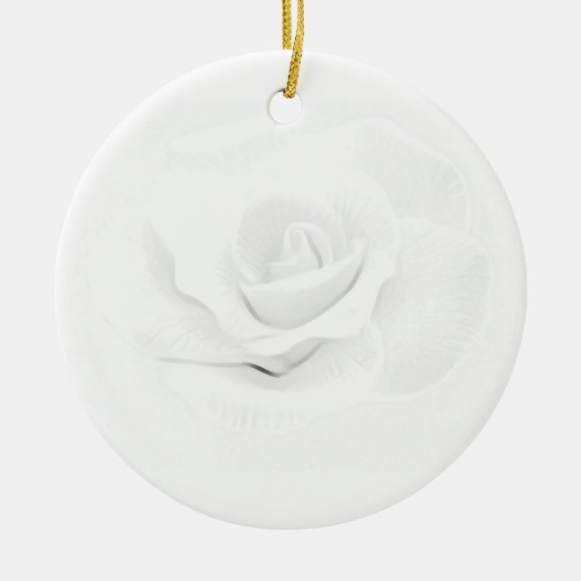 Ornamento De Cerâmica Crie seu próprio - (Frente)