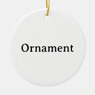 Ornamento De Cerâmica Crie Seu Próprio Círculo Cerâmico Simples Personal