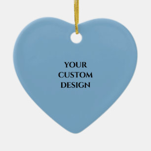 Ornamento De Cerâmica Crie seu próprio design personalizado
