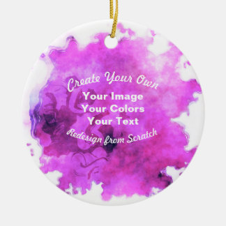 Ornamento De Cerâmica Crie seu próprio design personalizado