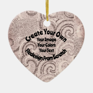 Ornamento De Cerâmica Crie seu próprio design personalizado