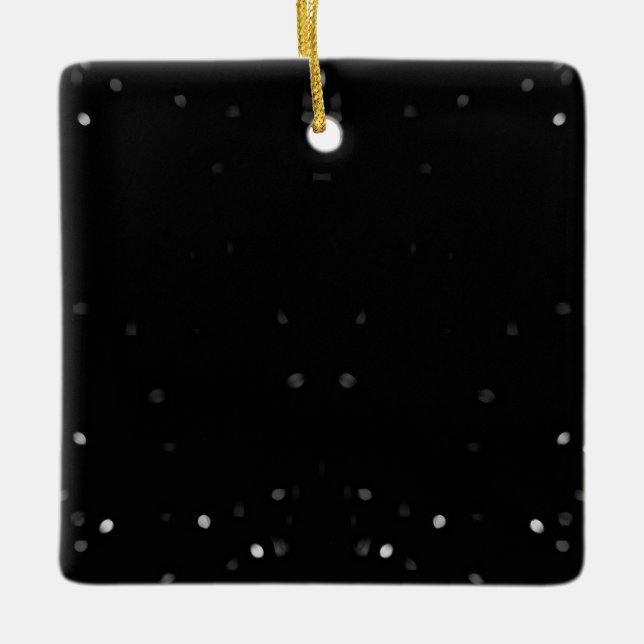 Ornamento De Cerâmica Crie seu próprio personalizado (Frente)