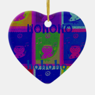 Ornamento De Cerâmica Crie seus próprios Papais noeis especiais HoHoho P