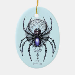 Ornamento De Cerâmica Crie Sua Própria Aranha Roxa Mística