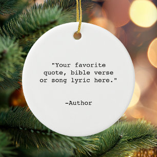 Ornamento De Cerâmica Crie sua própria cotação