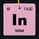 Ornamento De Cerâmica Crie sua própria Mesa Periódica dos Elementos<br><div class="desc">Personalize esta mesa periódica de química divertida dos elementos do modelo de ornamento. Insira seu elemento favorito ou crie o seu! Alterar o nome, o símbolo, o número atômico e a massa atômica do elemento químico. Clique em Personalizar para alterar a cor do plano de fundo ou fazer outras edições....</div>