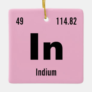 Ornamento De Cerâmica Crie sua própria Mesa Periódica dos Elementos