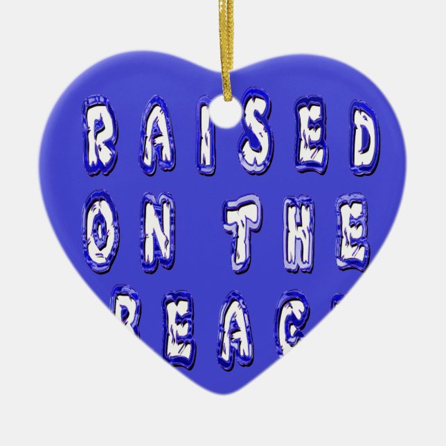 Ornamento De Cerâmica Crie sua própria vida de praia inspiracional (Frente)