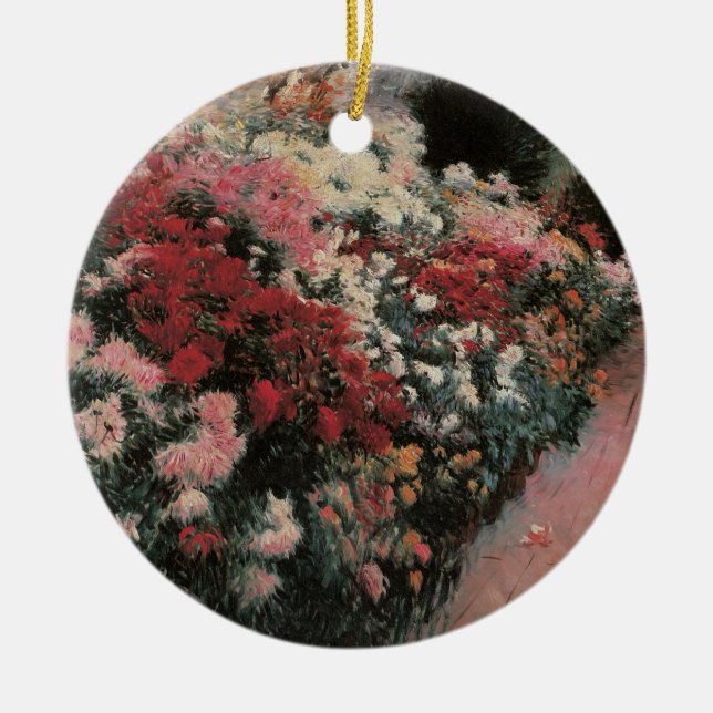 Ornamento De Cerâmica Crisantemos por Dennis Bunker Miller, Arte Fino (Frente)