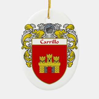 Ornamento De Cerâmica Crista da brasão/família de Carrillo