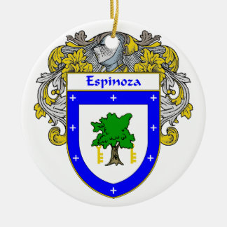 Ornamento De Cerâmica Crista da brasão/família de Espinoza