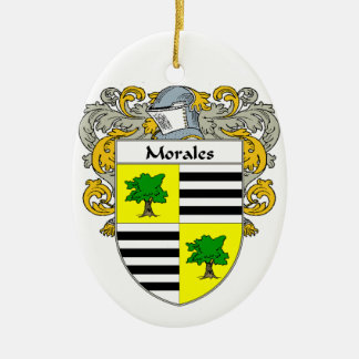Ornamento De Cerâmica Crista da brasão/família de Morales