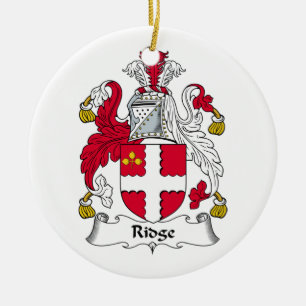 Ornamento De Cerâmica Crista da família de Ridge