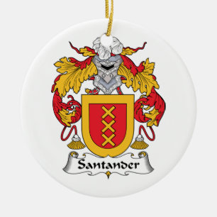 Ornamento De Cerâmica Crista da família de Santander