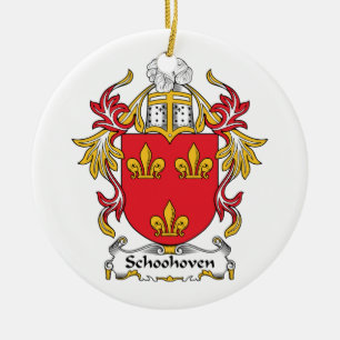 Ornamento De Cerâmica Crista da família de Schoonhoven