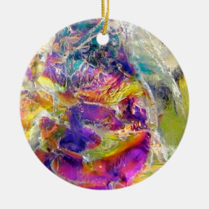 Ornamento De Cerâmica Cristal da aura de Falln