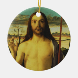 Ornamento De Cerâmica Cristo de Giovanni Bellini