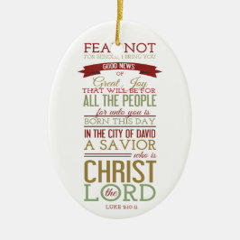 Ornamento De Cerâmica Cristo o senhor