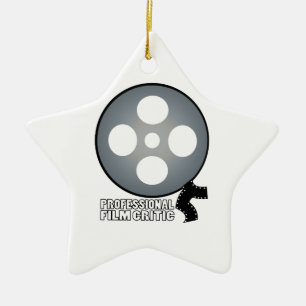 Ornamento De Cerâmica Crítico de cinema profissional