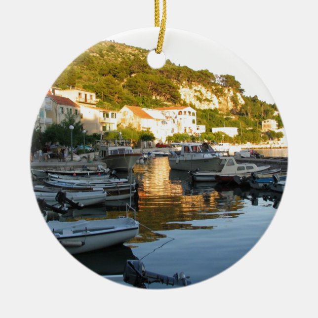 Ornamento De Cerâmica Croatia (Frente)