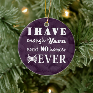 Ornamento De Cerâmica Crochet - Artesanatos de arnês