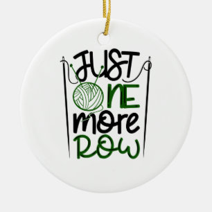 Ornamento De Cerâmica Crocheting