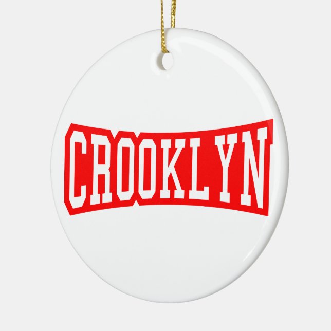 ORNAMENTO DE CERÂMICA CROOKLYN, NYC (Esquerda)