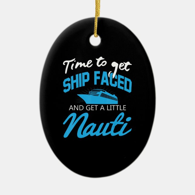 Ornamento De Cerâmica Cruzamento|Cruzeiro Familiar De Ficheiros Engraçad (Frente)