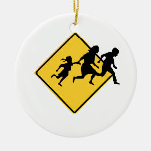 Ornamento De Cerâmica Cruzamento imigrante