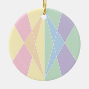 Ornamento De Cerâmica Crystal Shell (Planar)