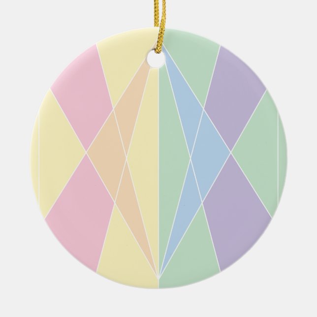 Ornamento De Cerâmica Crystal Shell (Planar) (Frente)