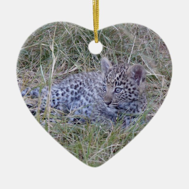 ORNAMENTO DE CERÂMICA CUB LEOPARD (Frente)