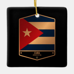 Ornamento De Cerâmica Cuba