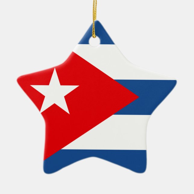 Ornamento De Cerâmica Cuba (Frente)