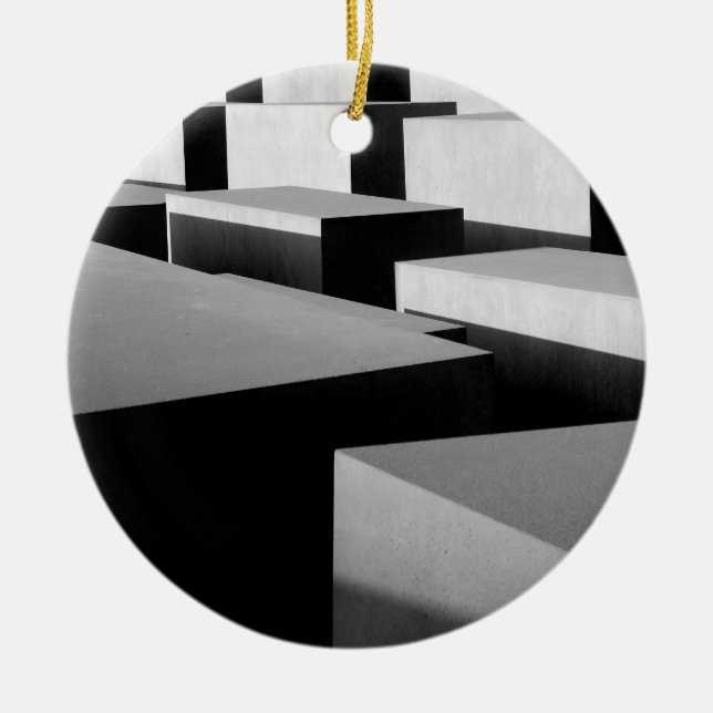 Ornamento De Cerâmica Cubos em Berlim (Frente)