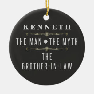 Ornamento De Cerâmica Cunhado O Homem O Mito